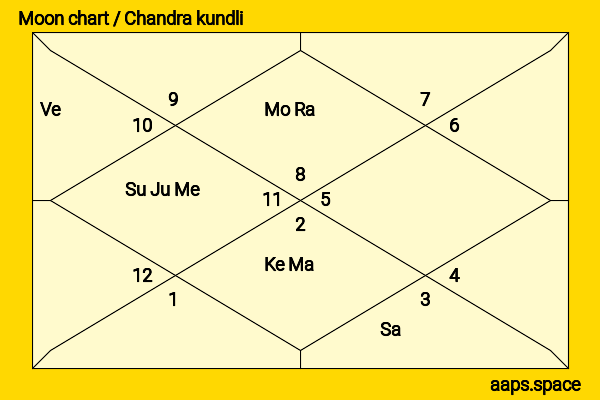 Dhilin Mehta chandra kundli or moon chart